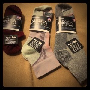 3 Pack 70% Merino Wool Socks Size Womens 6-10 NWT